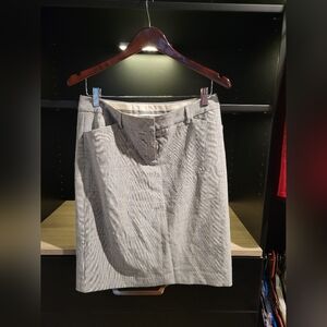 Express women's gray plaid pencil skirt